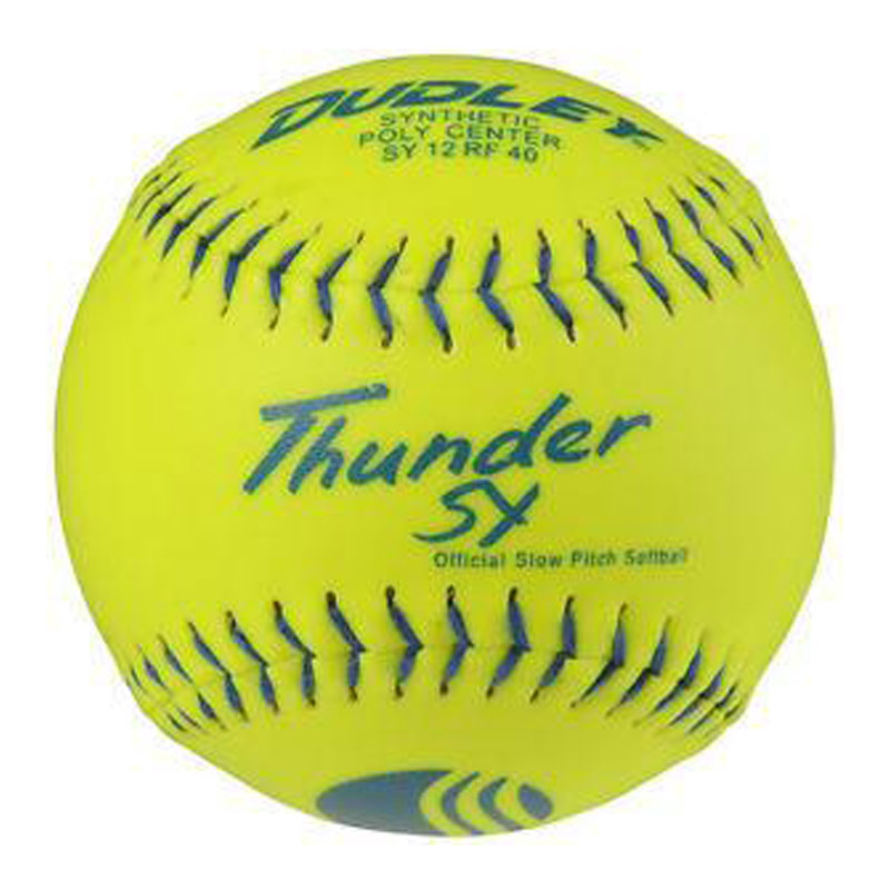 Dudley 12\" USSSA Thunder SY Classic M Slowpitch Softball (1 Dozen) 4U-541Y