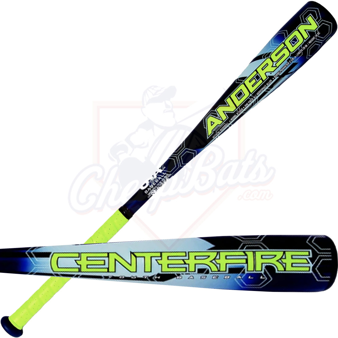 2020 Anderson Centerfire Youth USA Baseball Bat -10oz 015040