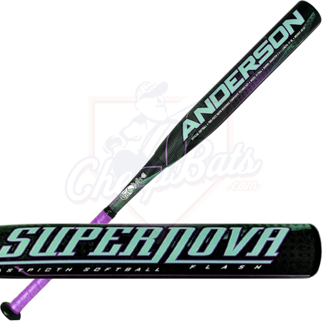 2020 Anderson Supernova Flash Fastpitch Softball Bat -11oz 017044