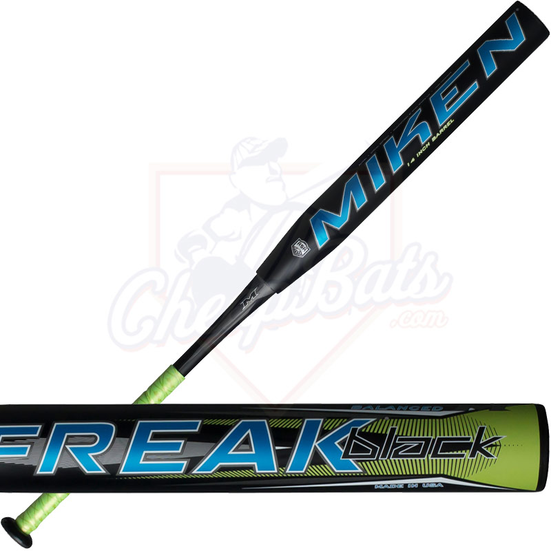 2016 Miken Freak Black Slowpitch Softball Bat Balanced ASA BLCKBA