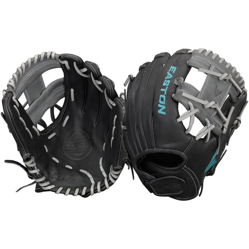 Easton Core Pro Fastpitch Softball Glove 11.75\" COREFP1175BKGY