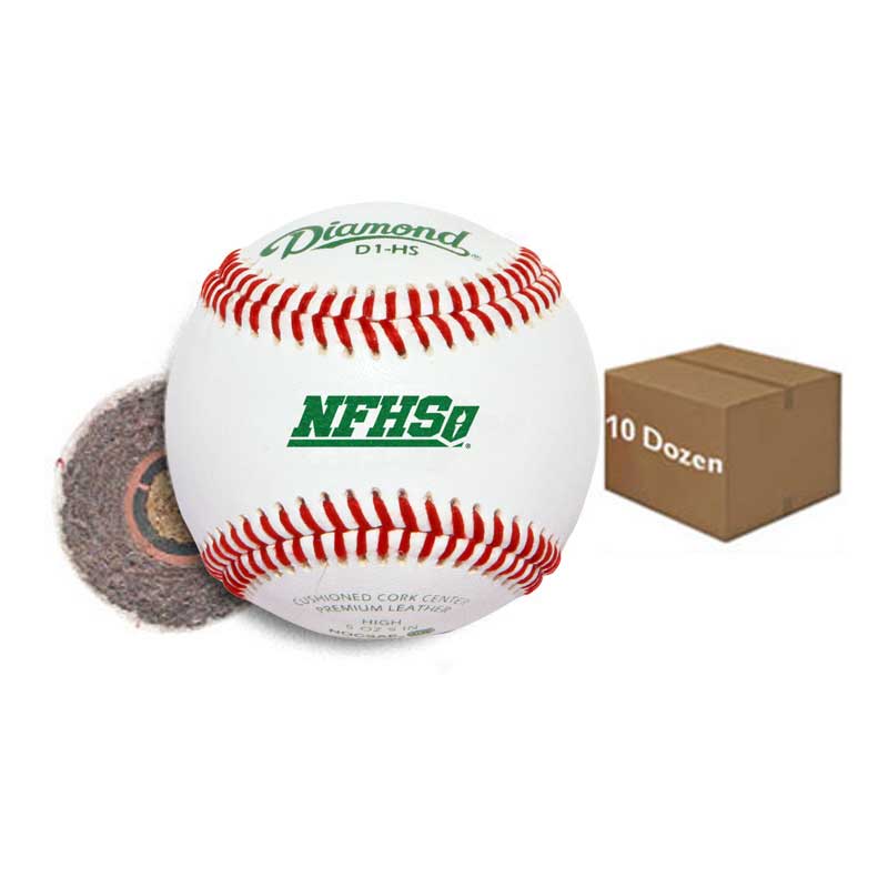 Diamond D1-HS Offical NFHS NOCSAE Baseball (Single Dozen)