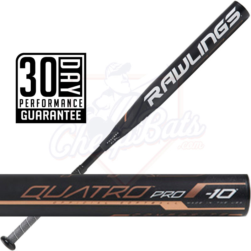 2019 Rawlings Quatro Pro Fastpitch Softball Bat -10oz FPQP10