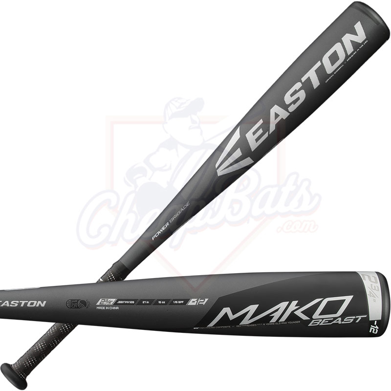 2017 Easton Mako Beast Junior Big Barrel Baseball Bat 2 3/4\" -12oz JBB17MK12B