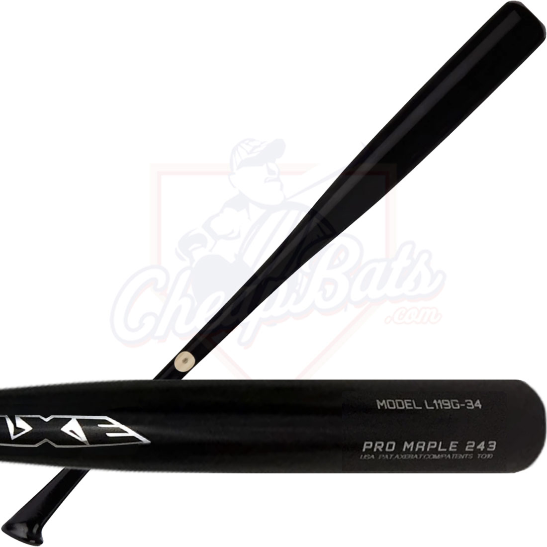 Axe Pro 243 Hard Maple Wood Baseball Bat L119G