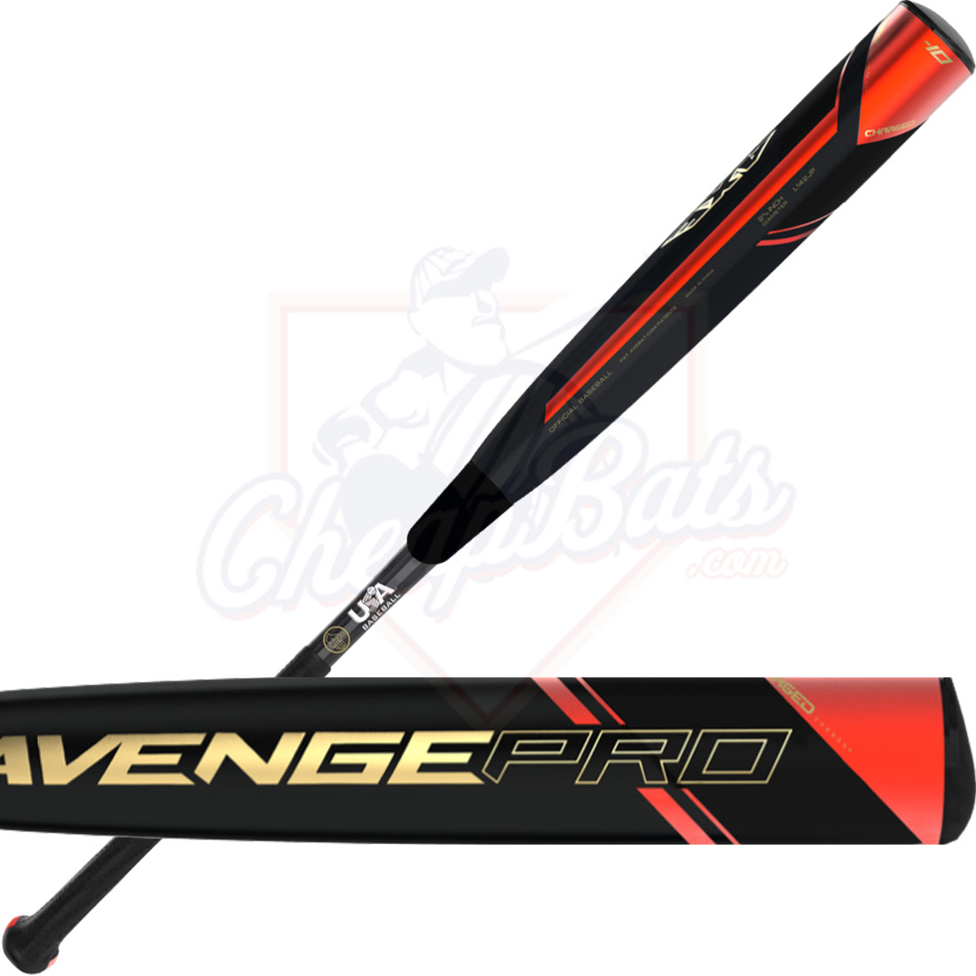 2022 Axe Avenge Pro Youth USA Baseball Bat -10oz L142JP