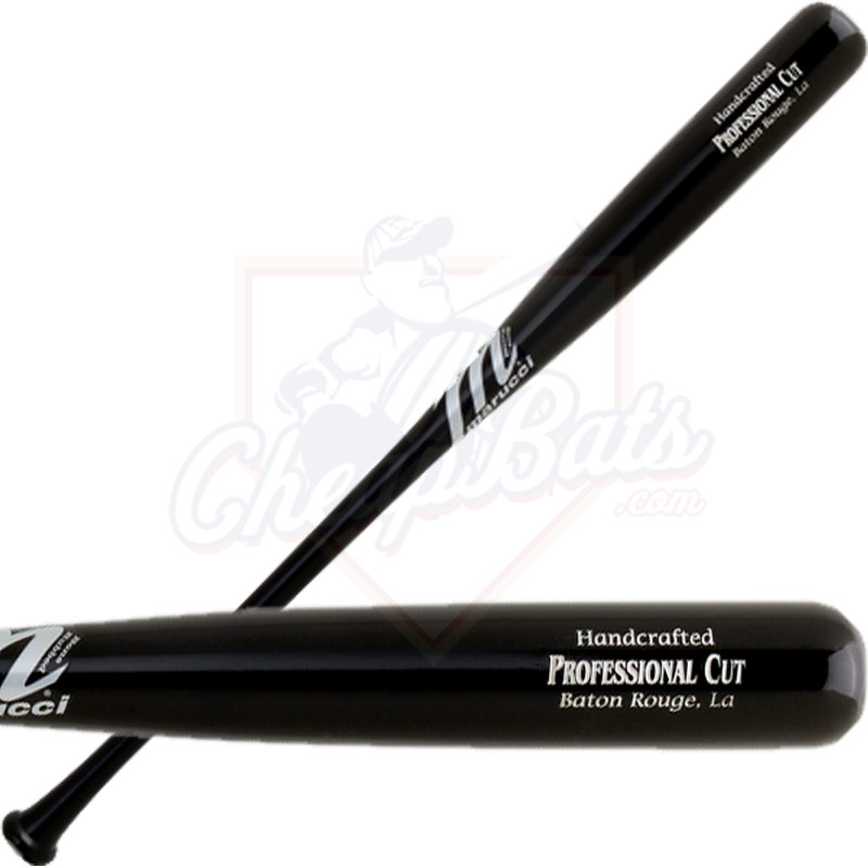 Marucci Professional Cut Black Maple Wood Baseball Bat MBMPC-PL16