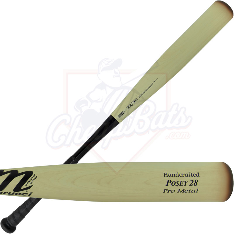 Marucci Posey 28 Pro Metal BBCOR Baseball Bat -3oz MCBP28