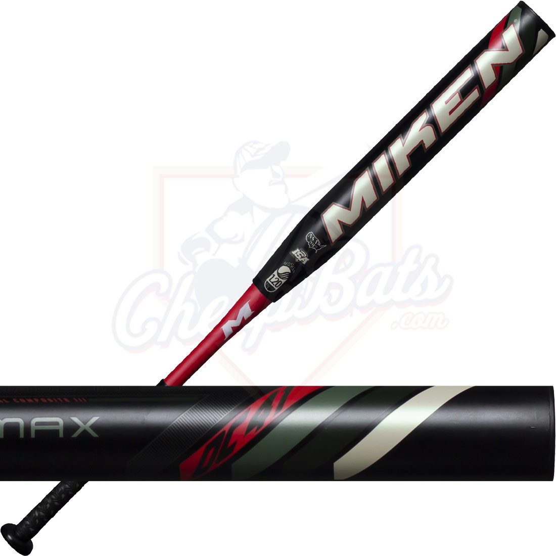 2020 Miken DC41 Slowpitch Softball Bat Supermax USSSA MDC20U-BLK