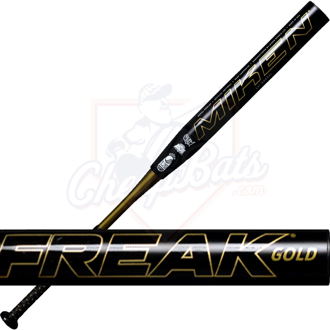 2020 Miken Freak Gold Limited Edition Slowpitch Softball Bat Maxload USSSA MGOLDU