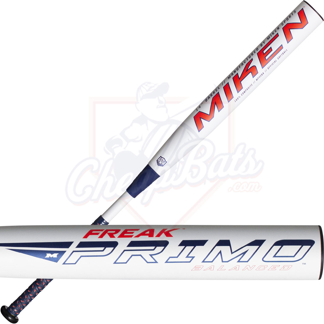2022 Miken Freak Primo Slowpitch Softball Bat Balanced ASA USA MP22BA