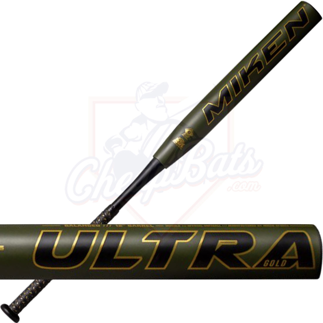 2023 Miken Ultra Gold Gamer Senior Slowpitch Softball Bat Balanced SSUSA MUGOLS