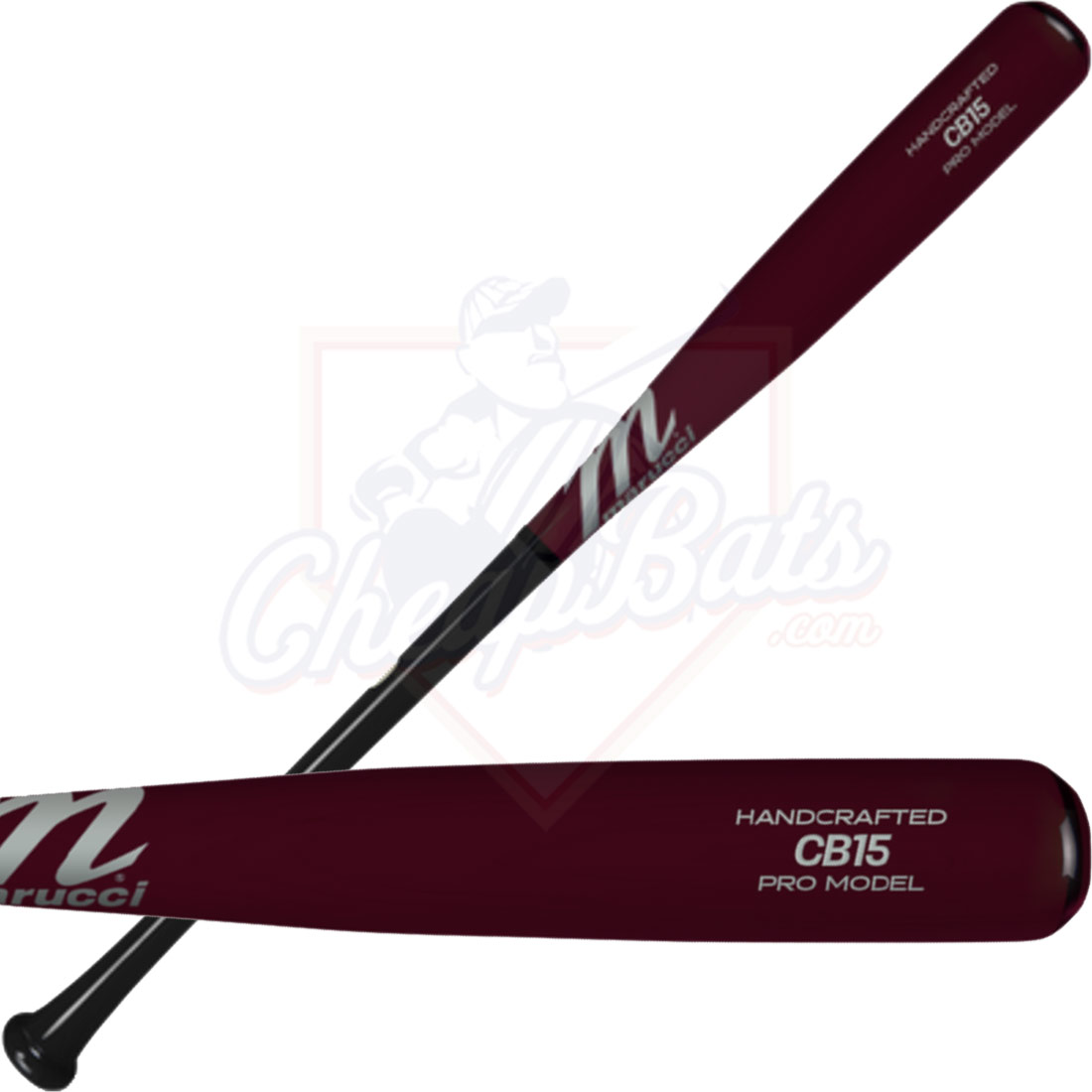 Marucci Carlos Beltran Pro Model Maple Wood Baseball Bat MVE2CB15-BK/CH