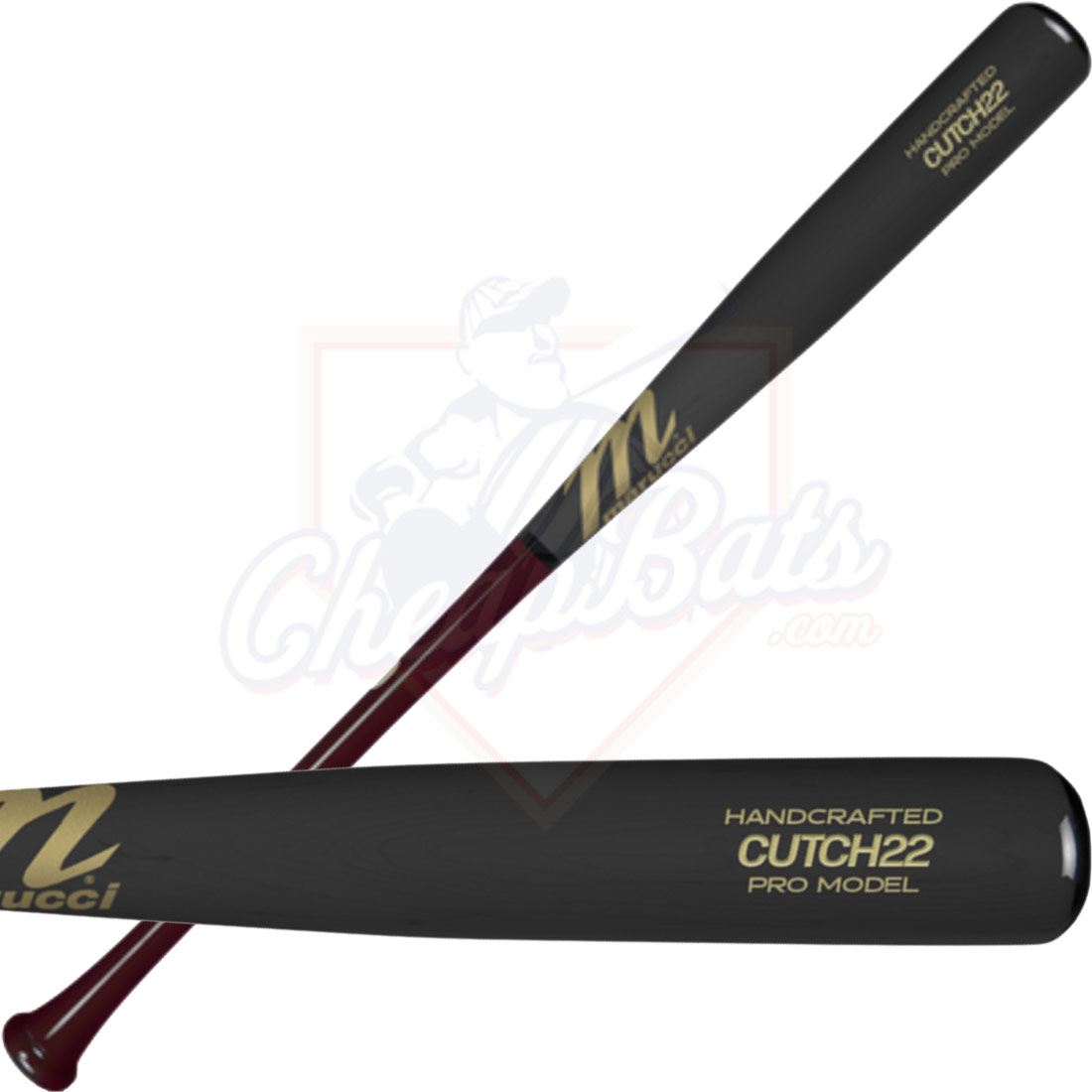 Marucci Andrew McCutchen Pro Model Maple Wood Baseball Bat MVE2CUTCH22-CH/FG
