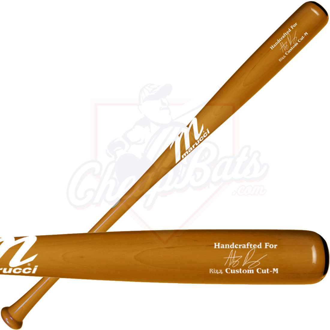 Marucci Anthony Rizzo Pro Exclusive Maple Wood Baseball Bat MVE4RIZZ44-HNY