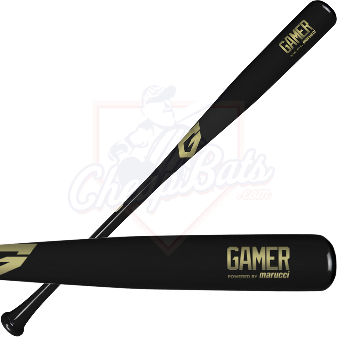 Marucci Gamer Maple Wood Baseball Bat MVEGMR-BK