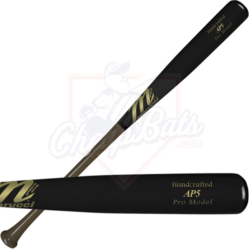 Marucci Albert Pujols Pro Model Maple Wood Baseball Bat MVEIAP5-BR/BK