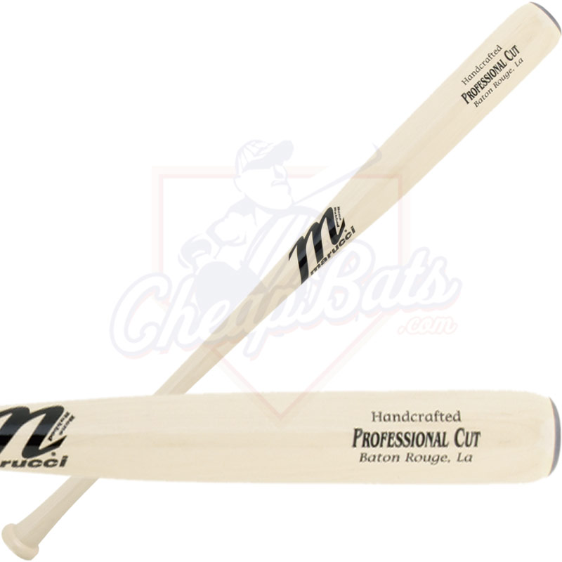 Marucci Professional Cut Whitewash Maple Wood Baseball Bat MWMPC-PL16