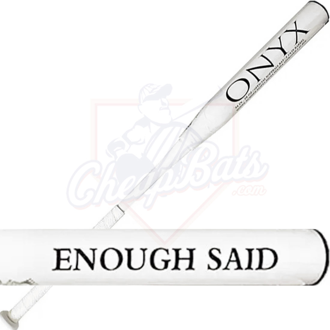 Onyx Enough Said Senior Slowpitch Softball Bat End Loaded SSUSA