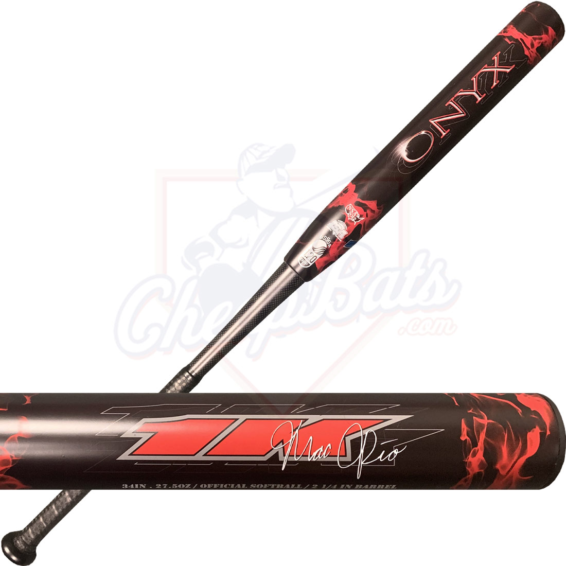 2020 Onyx Mac Rio 1k Slowpitch Softball Bat End Loaded USSSA