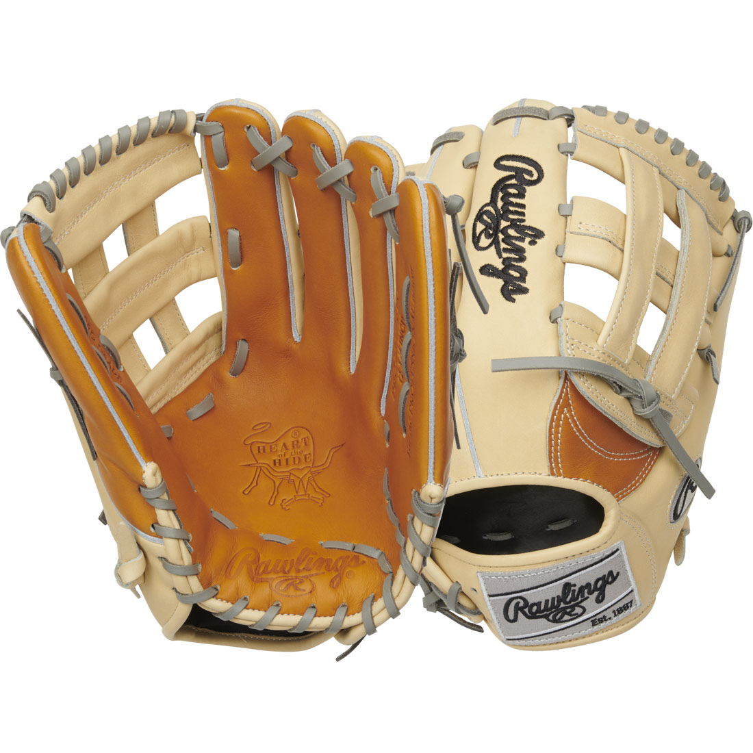 Rawlings Heart of the Hide Baseball Glove 12.75\" PRO3039-6TC