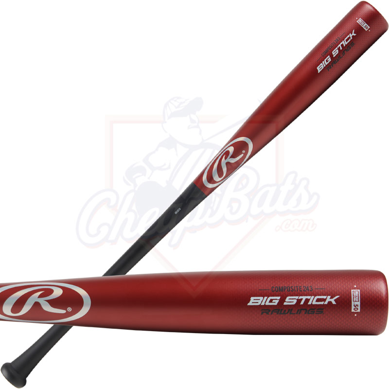 Rawlings Big Stick Wood Composite BBCOR Baseball Bat -3oz R243CS