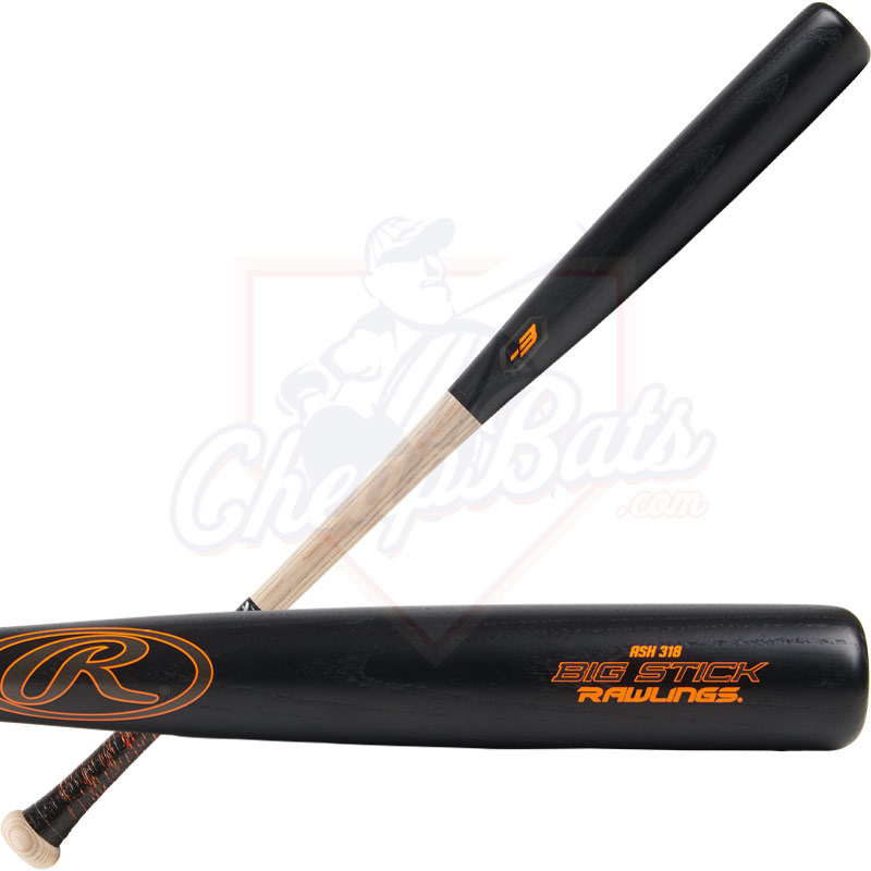 Rawlings Big Stick Ash Wood Baseball Bat -3oz R318AV