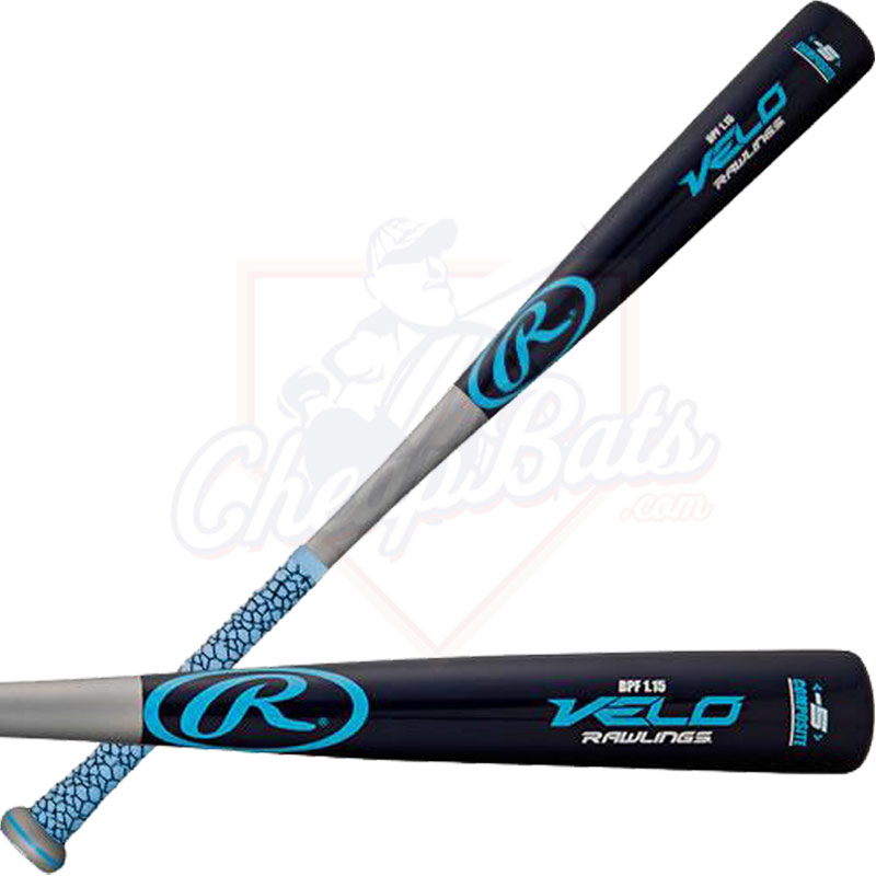 Rawlings Velo Wood Composite Youth Big Barrel Baseball Bat -5oz SL151G
