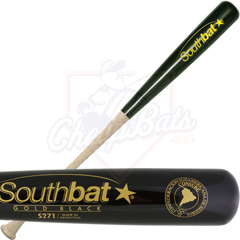 CLOSEOUT SouthBat Guayaibi Wood Baseball Bat 271 Natural/Black SB271-NATBK