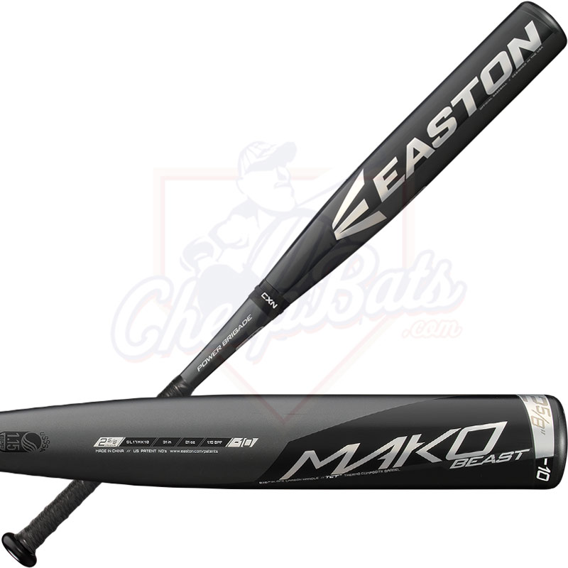 2017 Easton Mako Beast Youth Big Barrel Baseball Bat -10oz SL17MK10