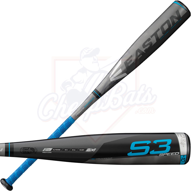 2017 Easton S3 Youth Big Barrel Baseball Bat 2 3/4\" -10oz SL17S310B