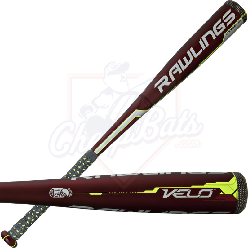 2017 Rawlings Velo Youth Big Barrel Baseball Bat -10oz SL7V10