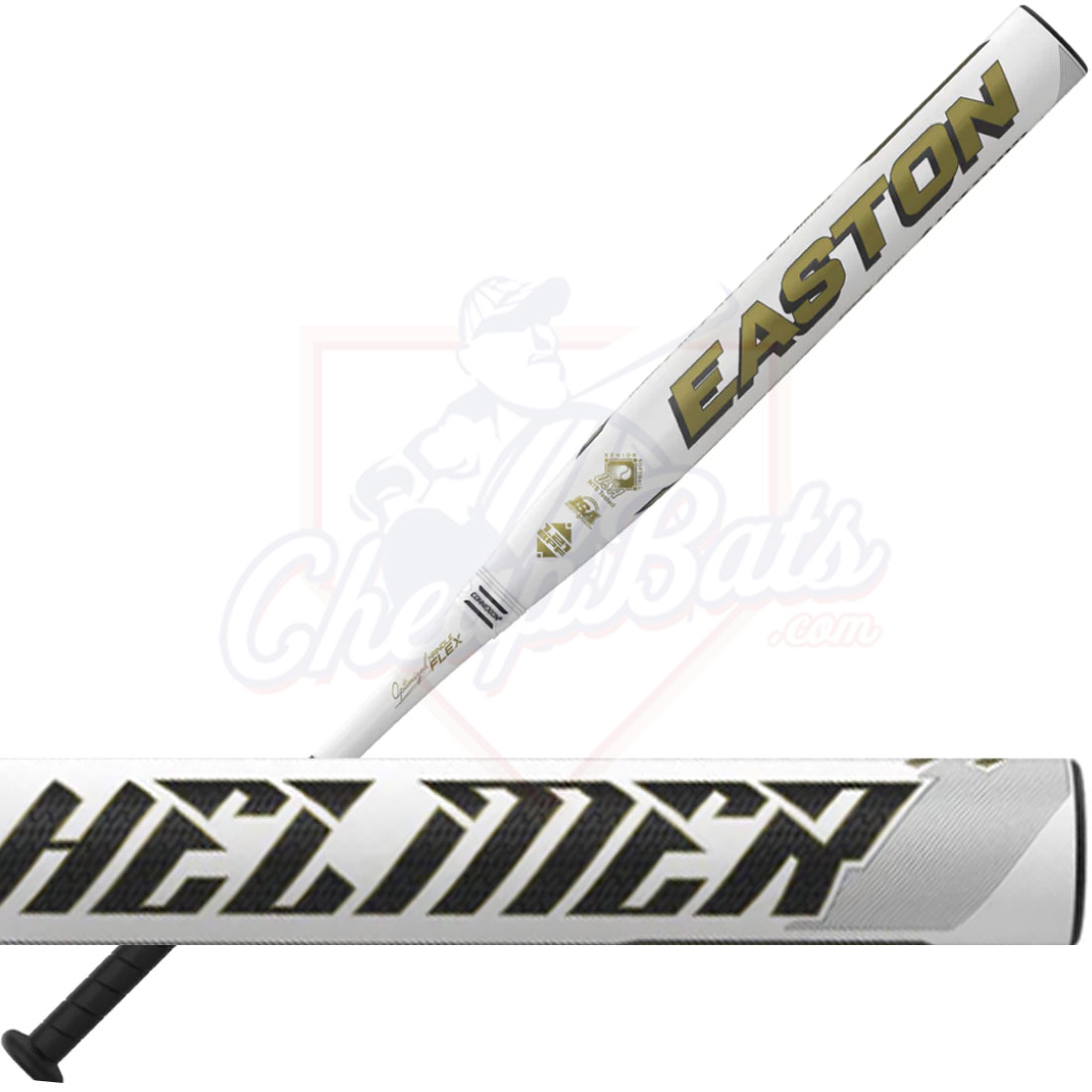 2023 Easton Helmer Hitman 44 Senior Slowpitch Softball Bat End Loaded SSUSA SP23BHSL