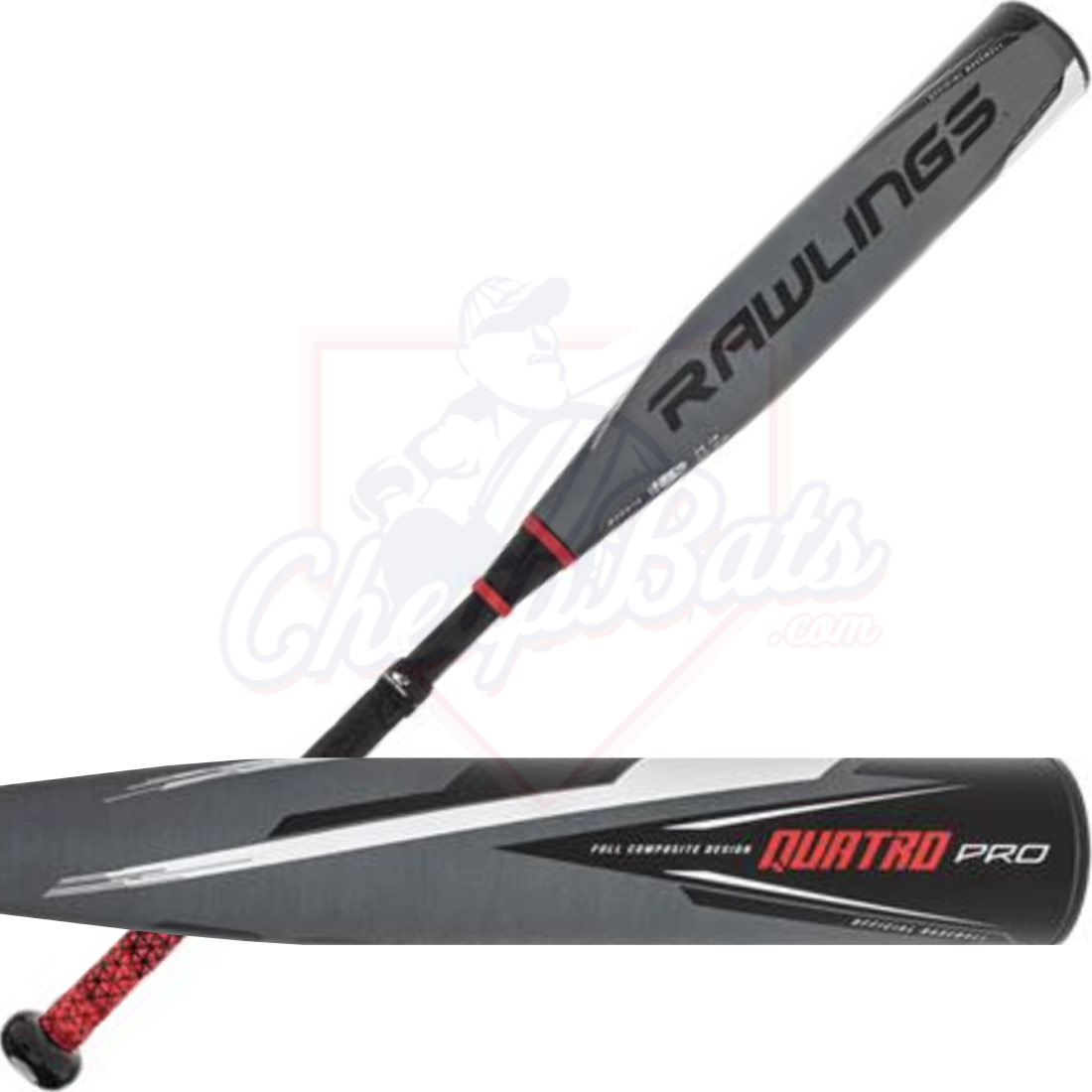 2022 Rawlings Quatro Pro Youth USSSA Baseball Bat -10oz UT2Q10
