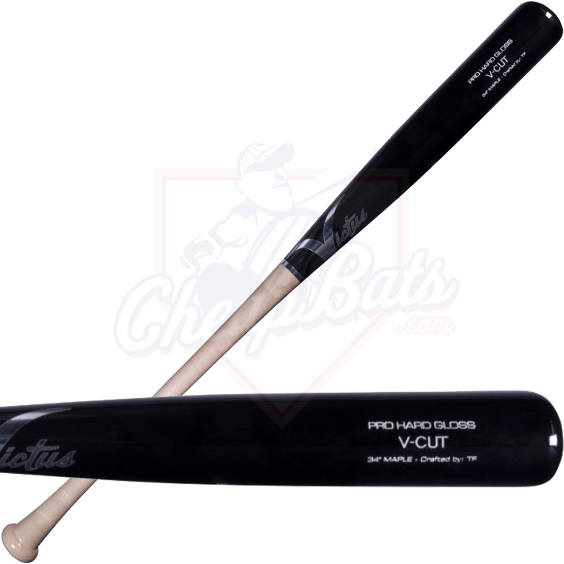Victus V-Cut Pro Gloss Limited Edition Maple Wood Baseball Bat VGPC-N/BK