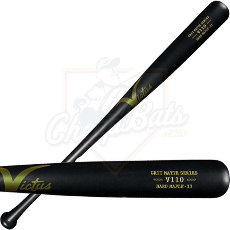 Victus V110 Grit Matte Reserve Maple Wood Baseball Bat VMRWMV110-MBK