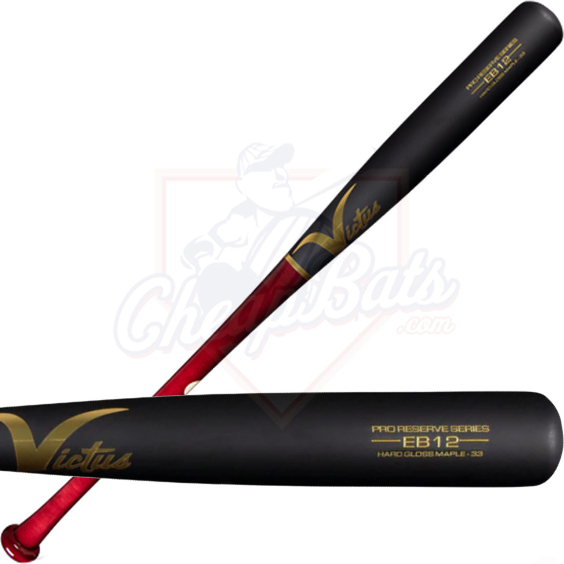 Victus EB12 Pro Reserve Maple Wood Baseball Bat VRWMEB12-CH/FBK