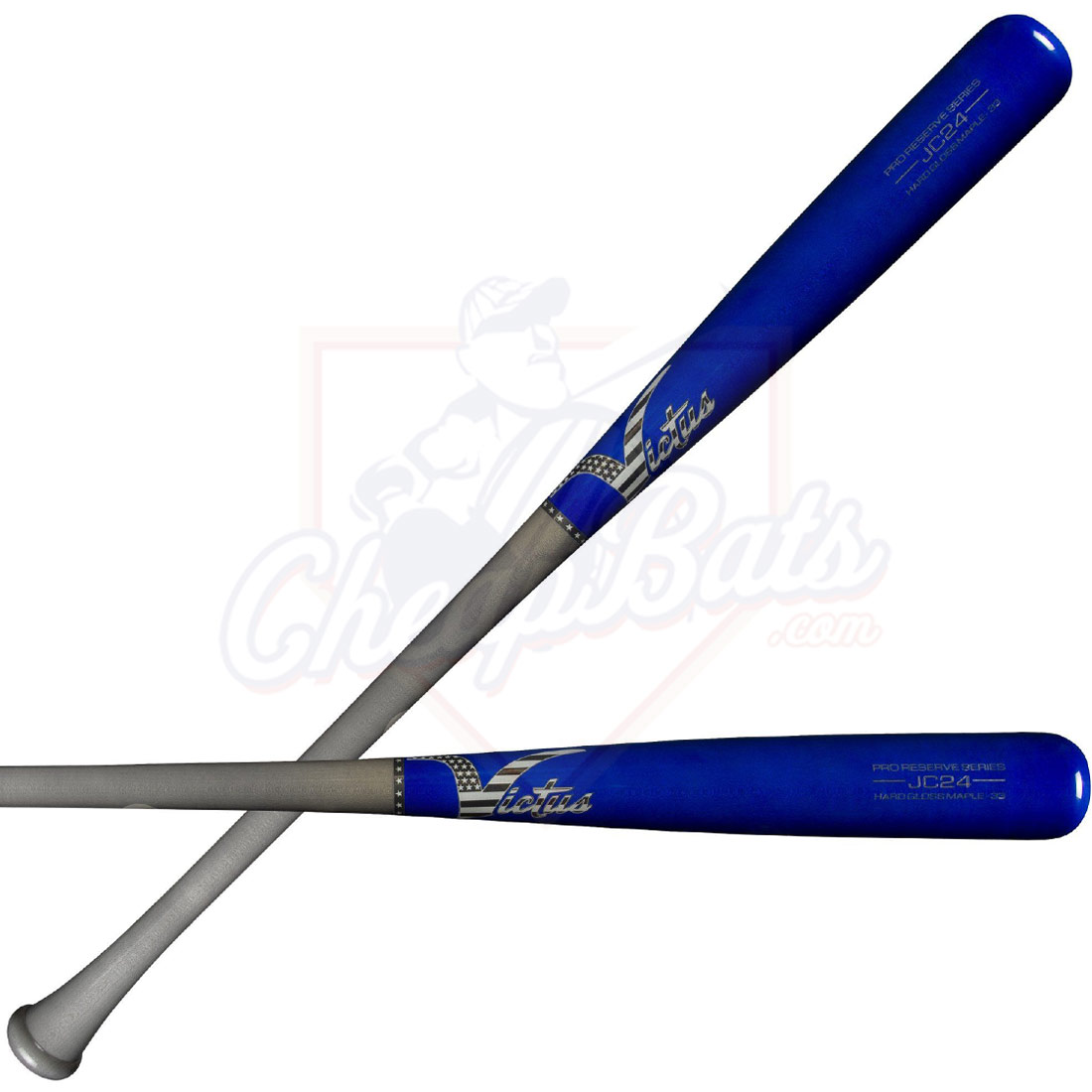 Victus JC24 Pro Reserve Maple Wood Baseball Bat VRWMJC24-GY/BL