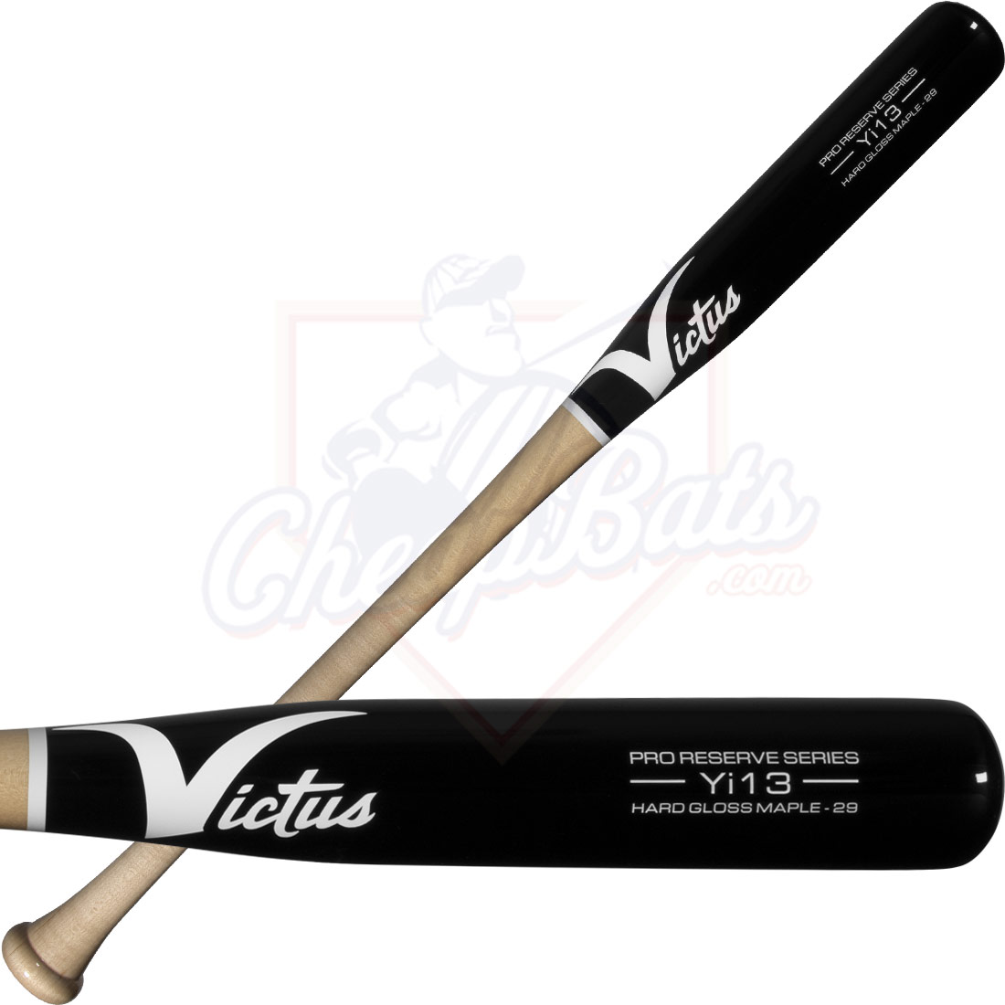 Victus YI13 Pro Reserve Youth Maple Wood Baseball Bat VYRWMYI13-N/BK