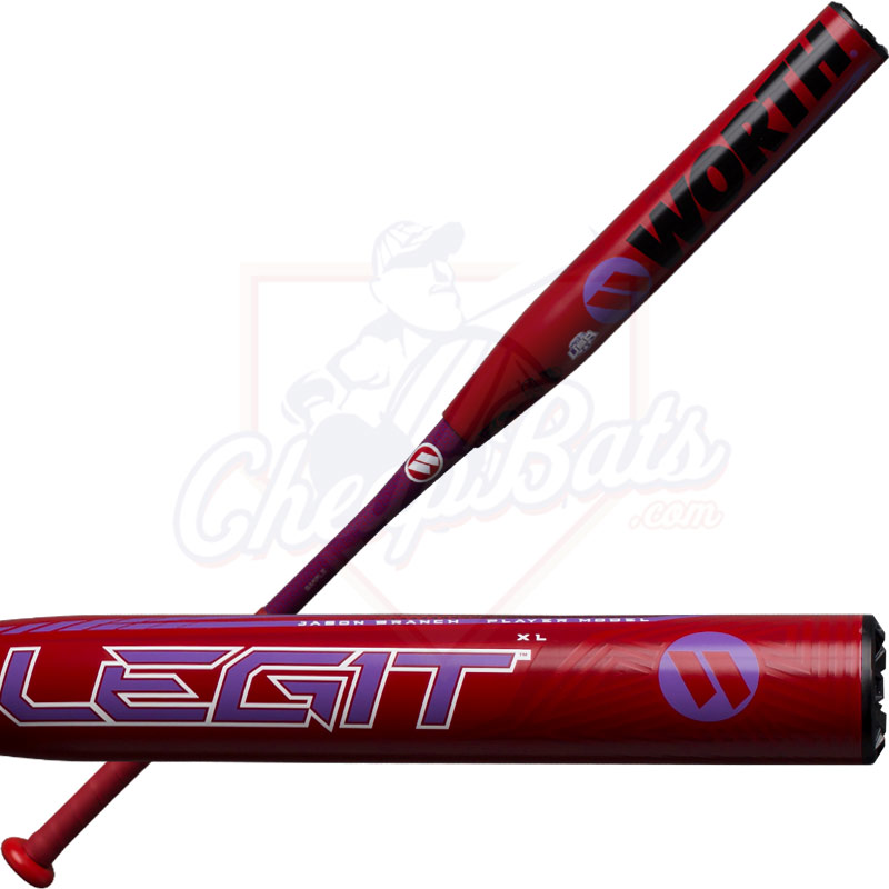 2018 Worth Legit XL Jason Branch Slowpitch Softball Bat End Loaded USSSA WBRANU