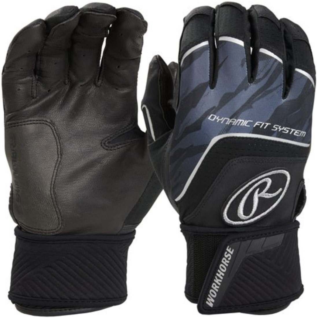 Rawlings Workhorse Compression Batting Gloves (Adult Pair) WHCSBG