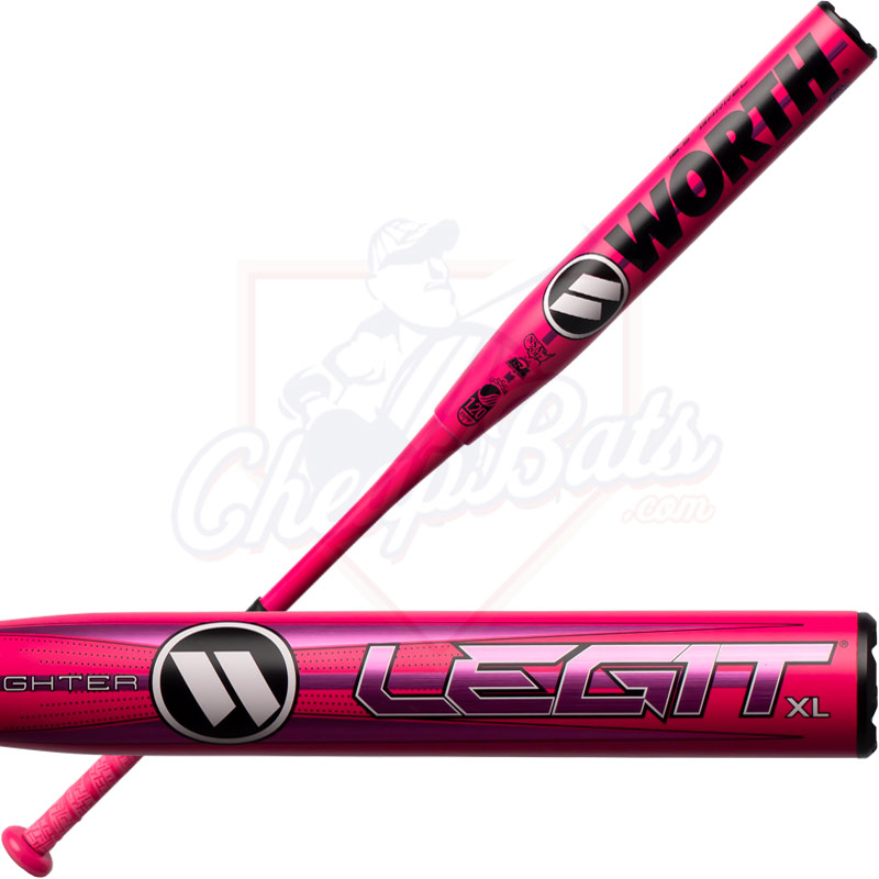 2020 Worth Legit XL Highlighter Slowpitch Softball Bat End Loaded USSSA WHS12U