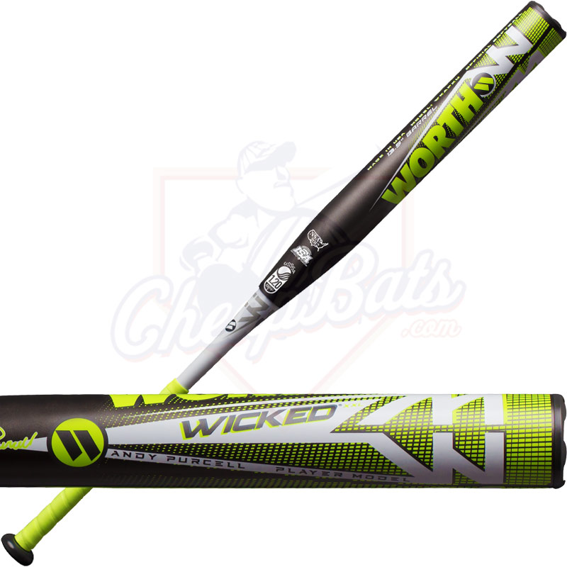 2019 Worth Wicked XXL Andy Purcell Slowpitch Softball Bat End Loaded USSSA WKAPXU