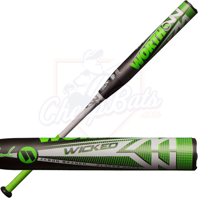 2019 Worth Wicked XL Jason Branch Slowpitch Softball Bat End Loaded USSSA WKJBMU