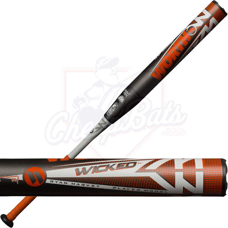2019 Worth Wicked XL Ryan Harvey Slowpitch Softball Bat End Loaded USSSA WKRHMU