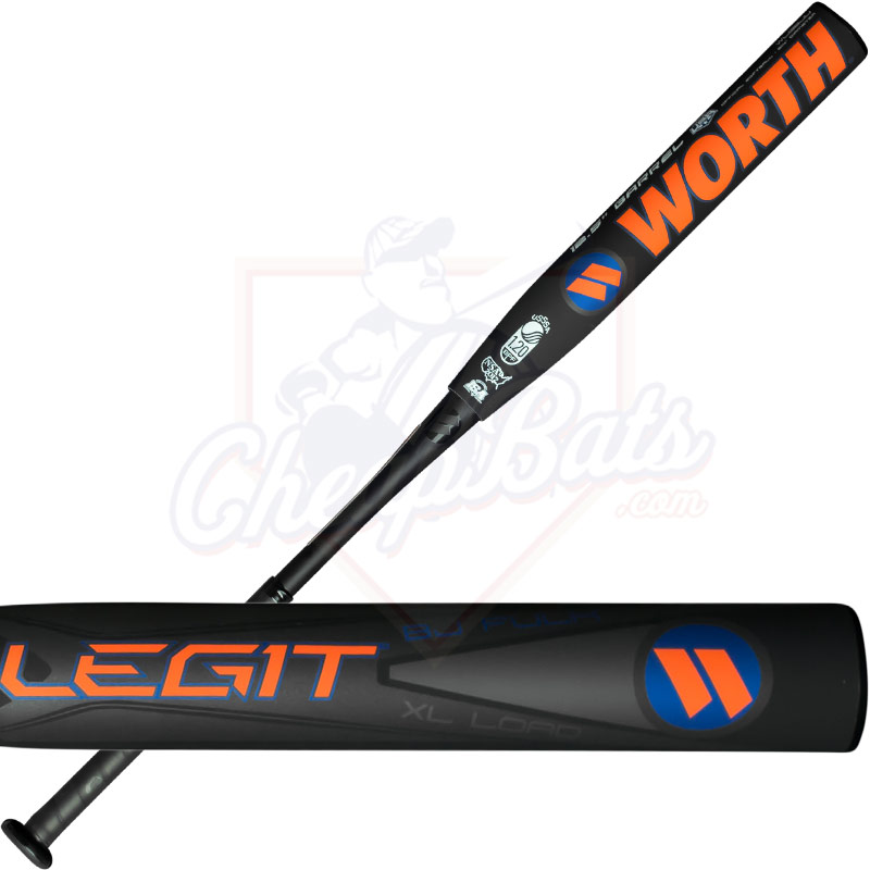 2017 Worth Legit XL BJ Fulk Slowpitch Softball Bat End Loaded USSSA WLGBJU