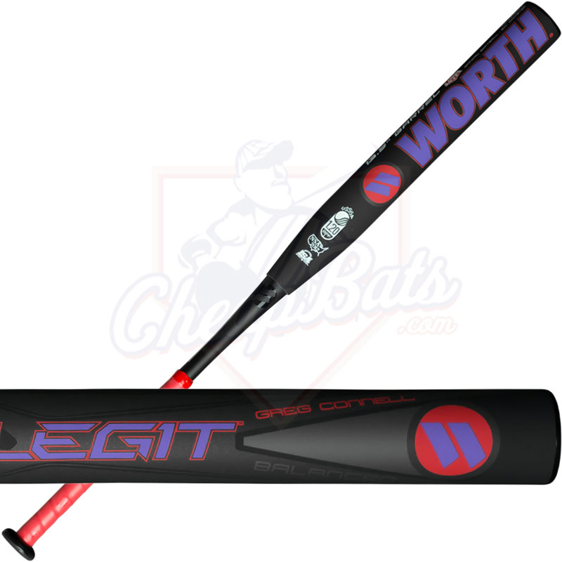 2017 Worth Legit Greg Connell Slowpitch Softball Bat Balanced USSSA WLGGCU