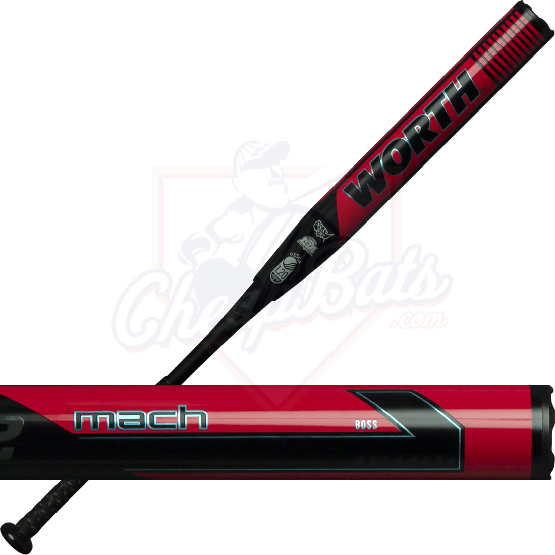 2020 Worth Mach 1 Boss 302 Slowpitch Softball Bat Balanced USSSA WM20BU