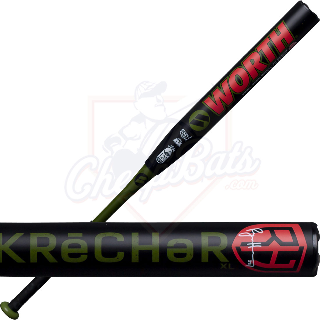 2020 Worth Krecher XL Slowpitch Softball Bat End Loaded USSSA WRH20U