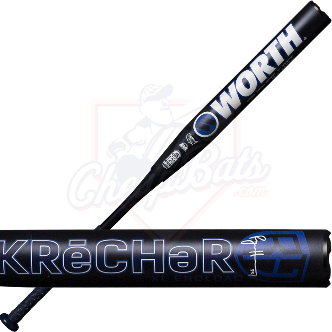2021 Worth Krecher XL Slowpitch Softball Bat End Loaded USSSA WRH21U